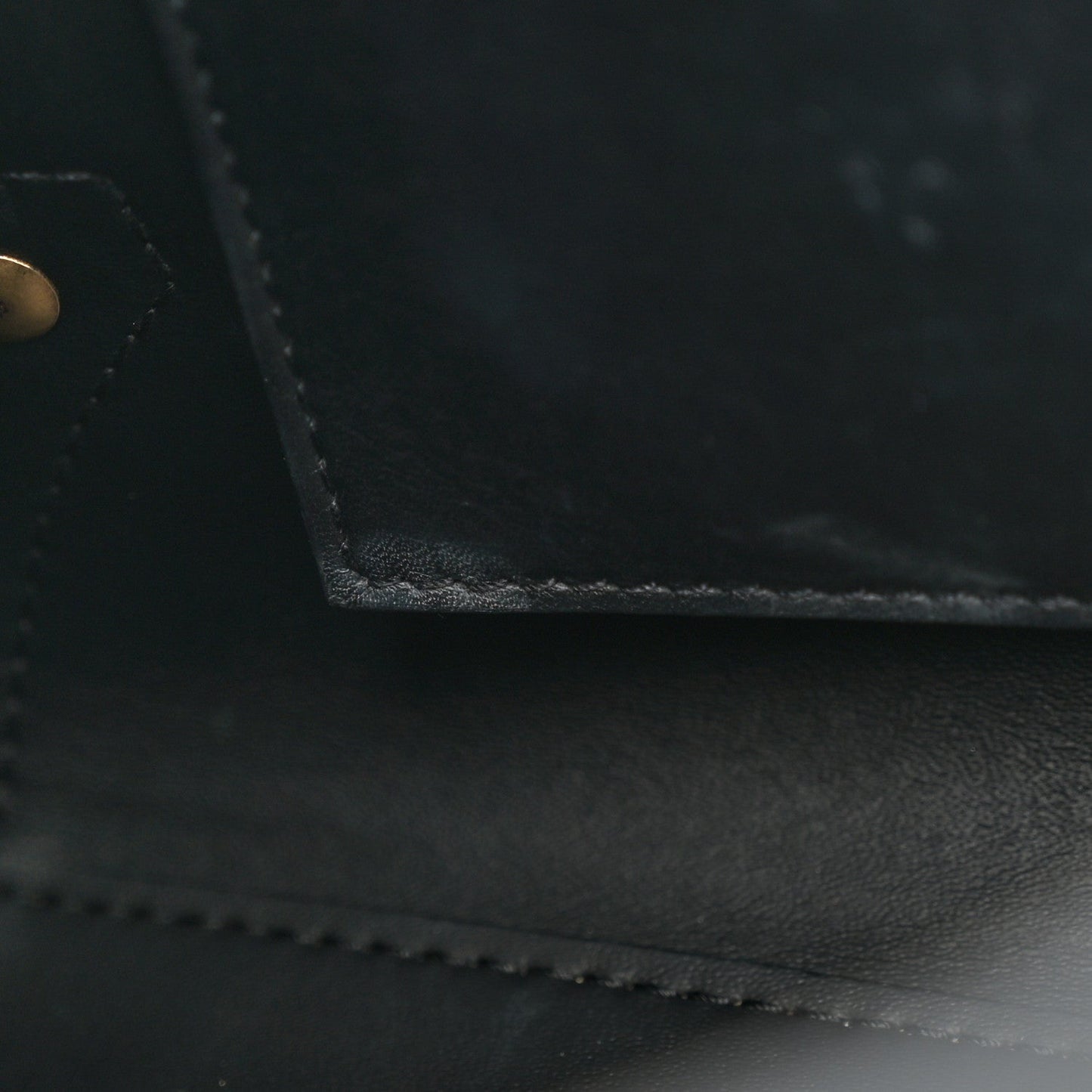Smooth Calfskin Neo Classic Brass Hardware S City Black
