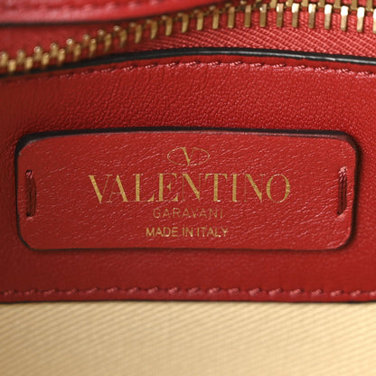 Nappa Medium Candystud Top Handle Bag Rosso Valentino