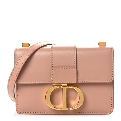 Box Calfskin Micro 30 Montaigne Flap Bag Rose Des Vents