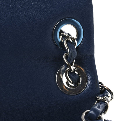 Calfskin Quilted Small Urban Spirit Backpack Blue