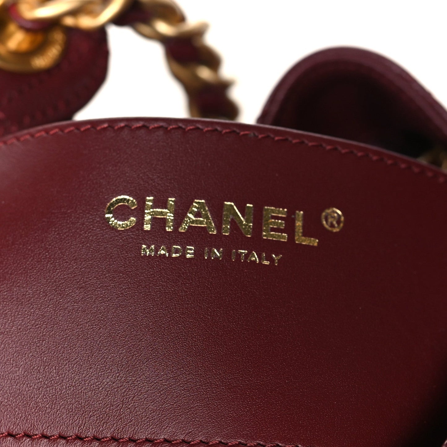 Caviar Quilted Medium Chanel 25 Handbag Burgundy