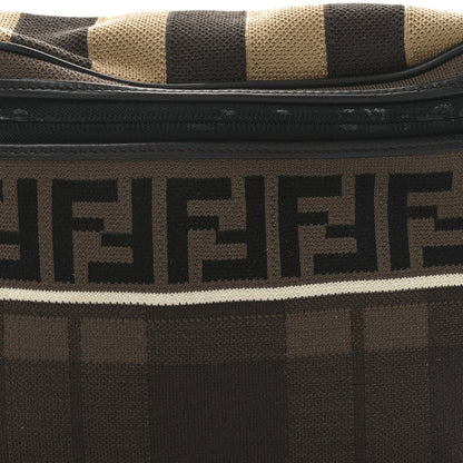 Vitello Century Maglia Pattern Mix Belt Bag Havana