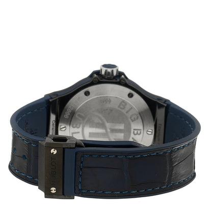 Ceramic Alligator Diamond 38mm Big Bang Quartz Watch Blue 361.CM.7170.LR.1204
