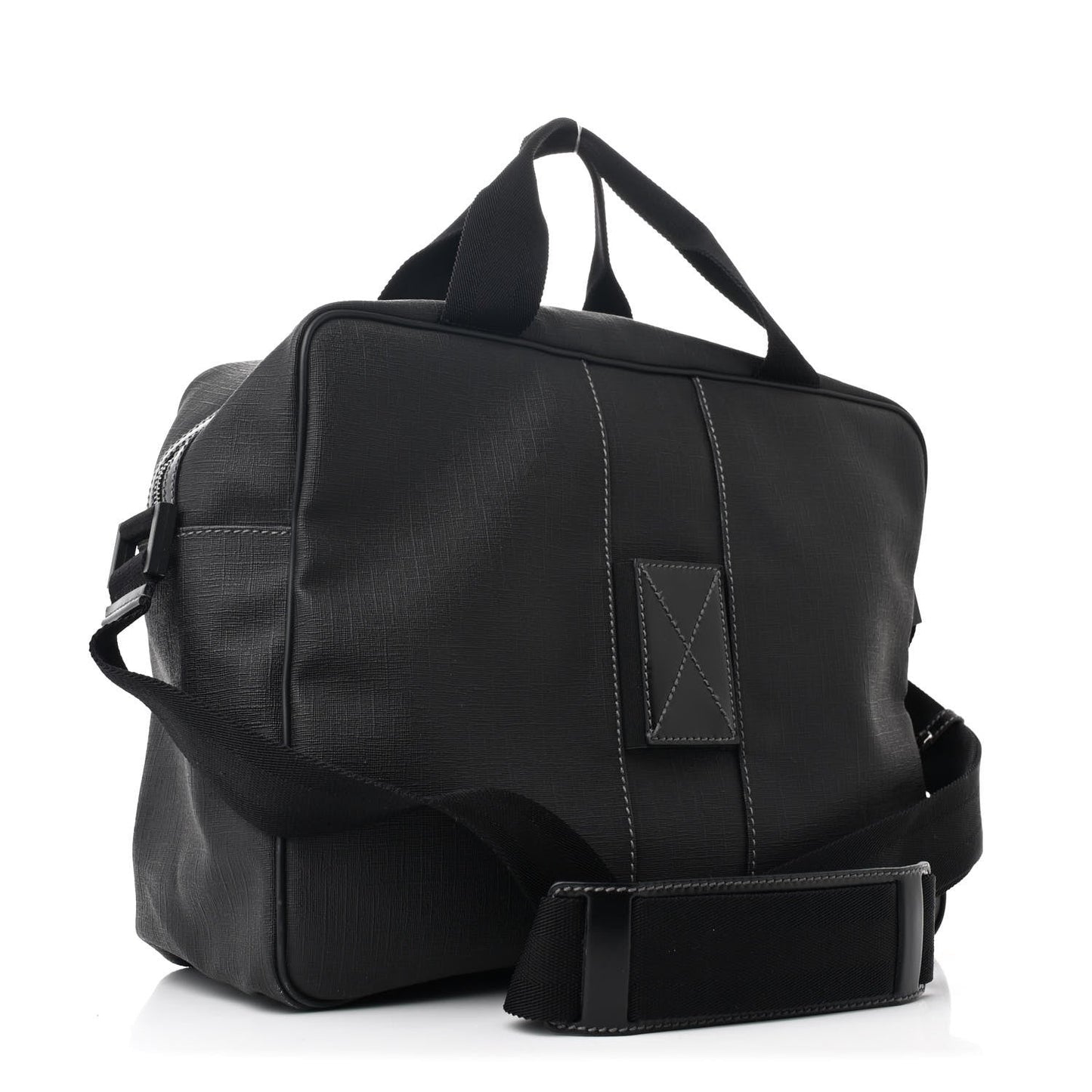 Coated Canvas Interlocking G Briefcase Black