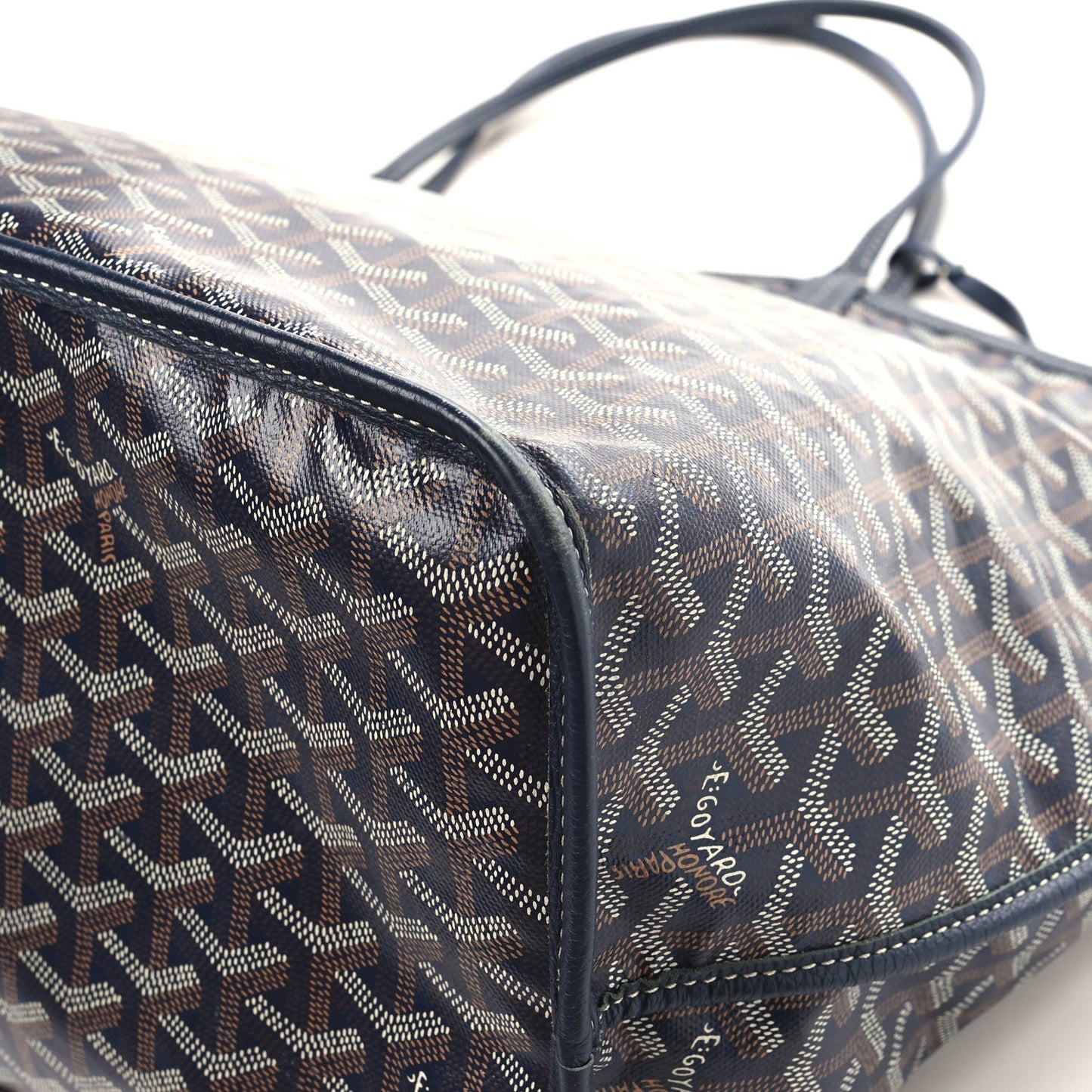 Goyardine Reversible Anjou GM Navy