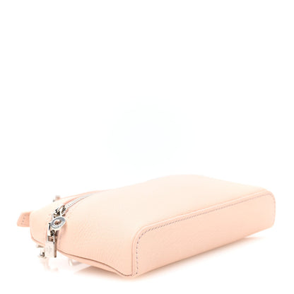 Grained Calfskin Extra Pocket Mini Pouch Candoglia Marble