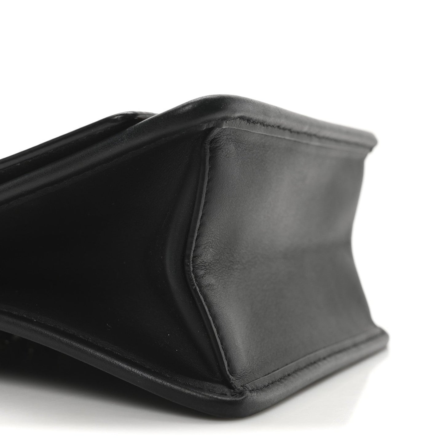Vitello Century Velvet F is Fendi FF Small Kan I Shoulder Bag Black Tobacco