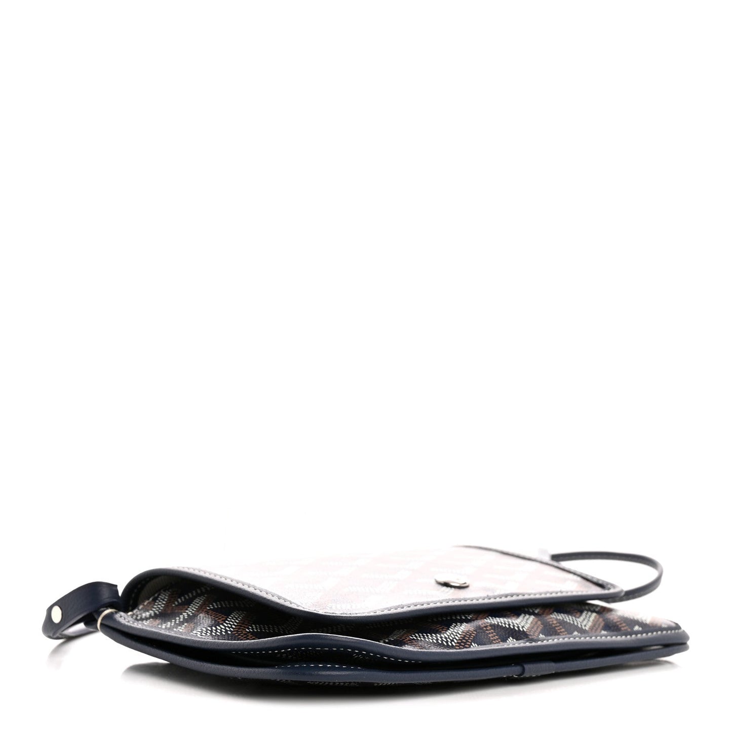 Goyardine Plumet Wallet Clutch Navy