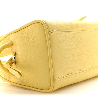 Grained Calfskin Le Petit Turismo Light Yellow