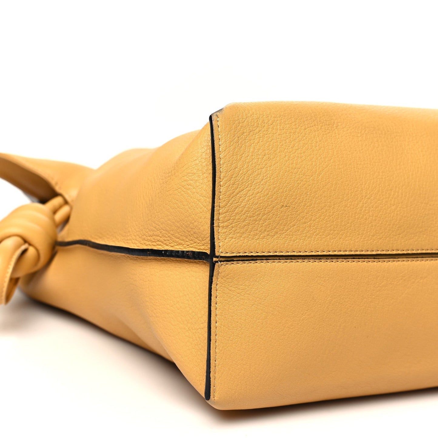 Calfskin Large Flamenco Knot Bag Sahara