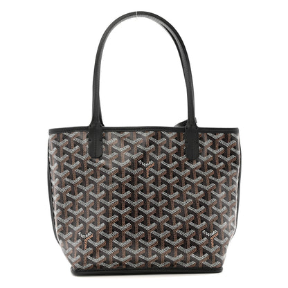 Goyardine Reversible Mini Anjou Black