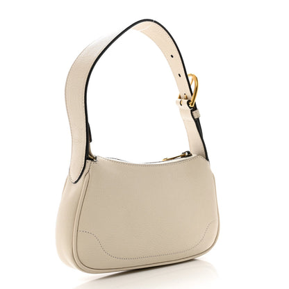 Goatskin Mini Aphrodite Shoulder Bag Mystic White