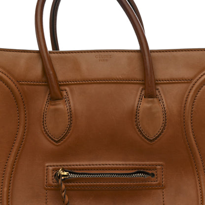 Natural Calfskin Medium Phantom Luggage Tan