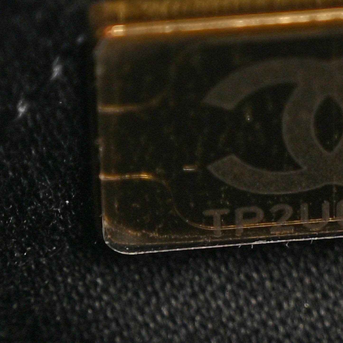 Shiny Calfskin Quilted Mini Chanel 22 Black