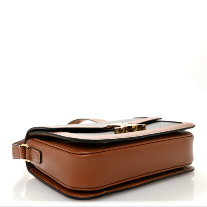Triomphe Canvas Calfskin Medium Triomphe Bag Tan