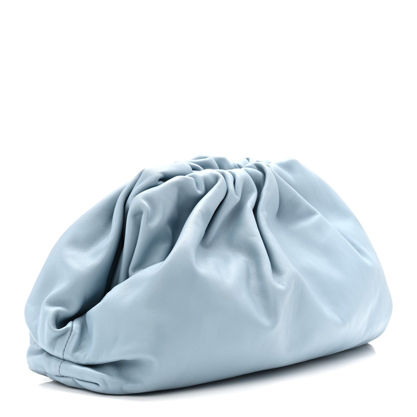 Smooth Butter Calf The Pouch Oversized Clutch Ice