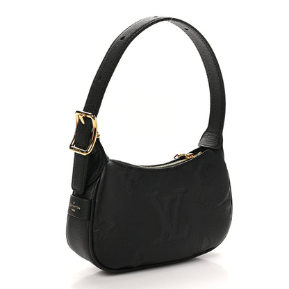 Empreinte Monogram Mini Moon Black