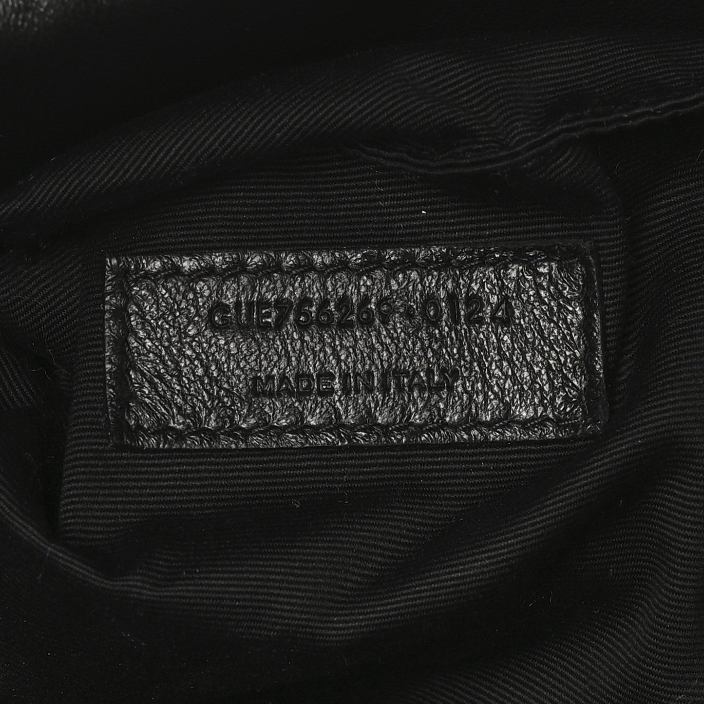 Lambskin Wide Puffer Tote Black