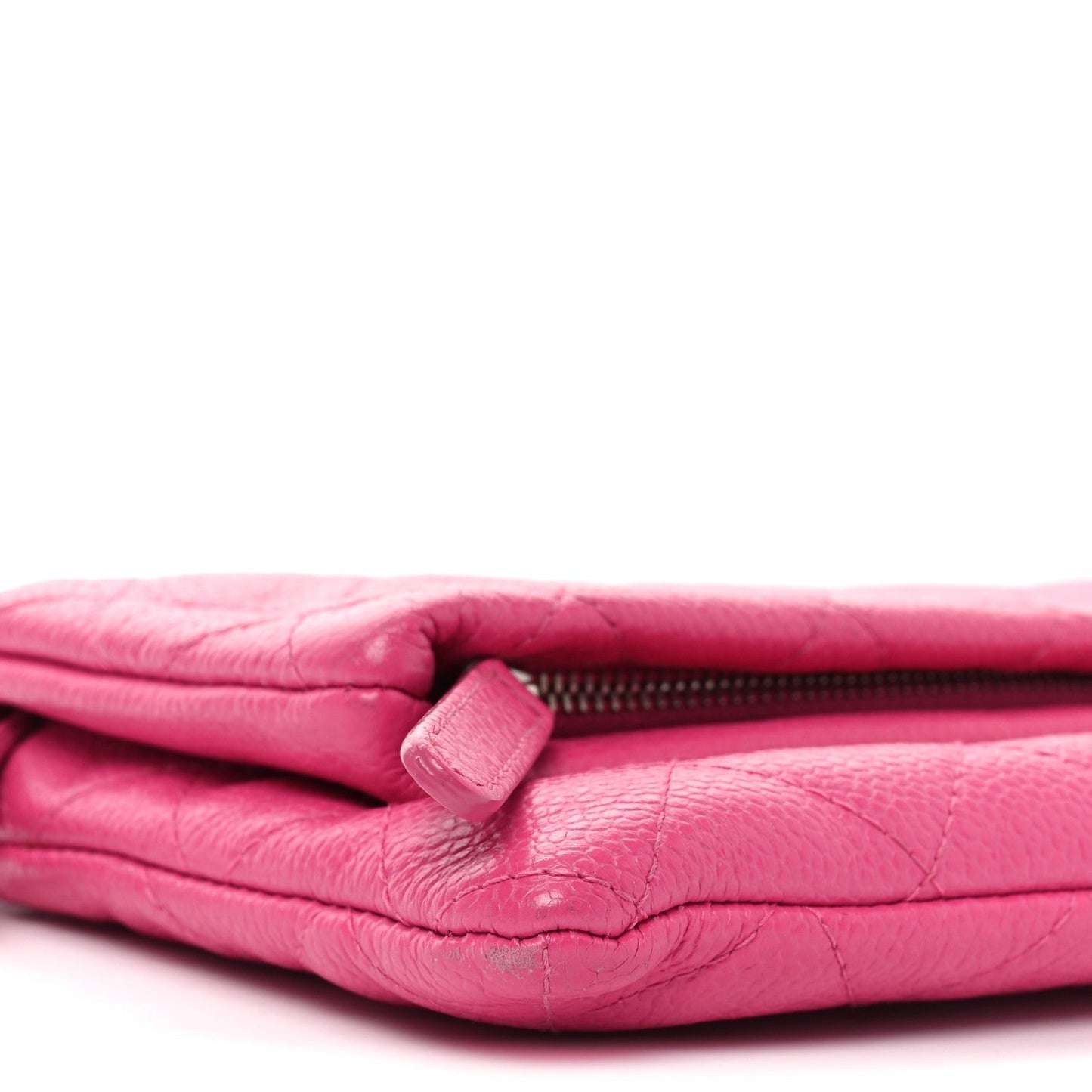 Caviar Quilted CC Beauty Clutch Pink