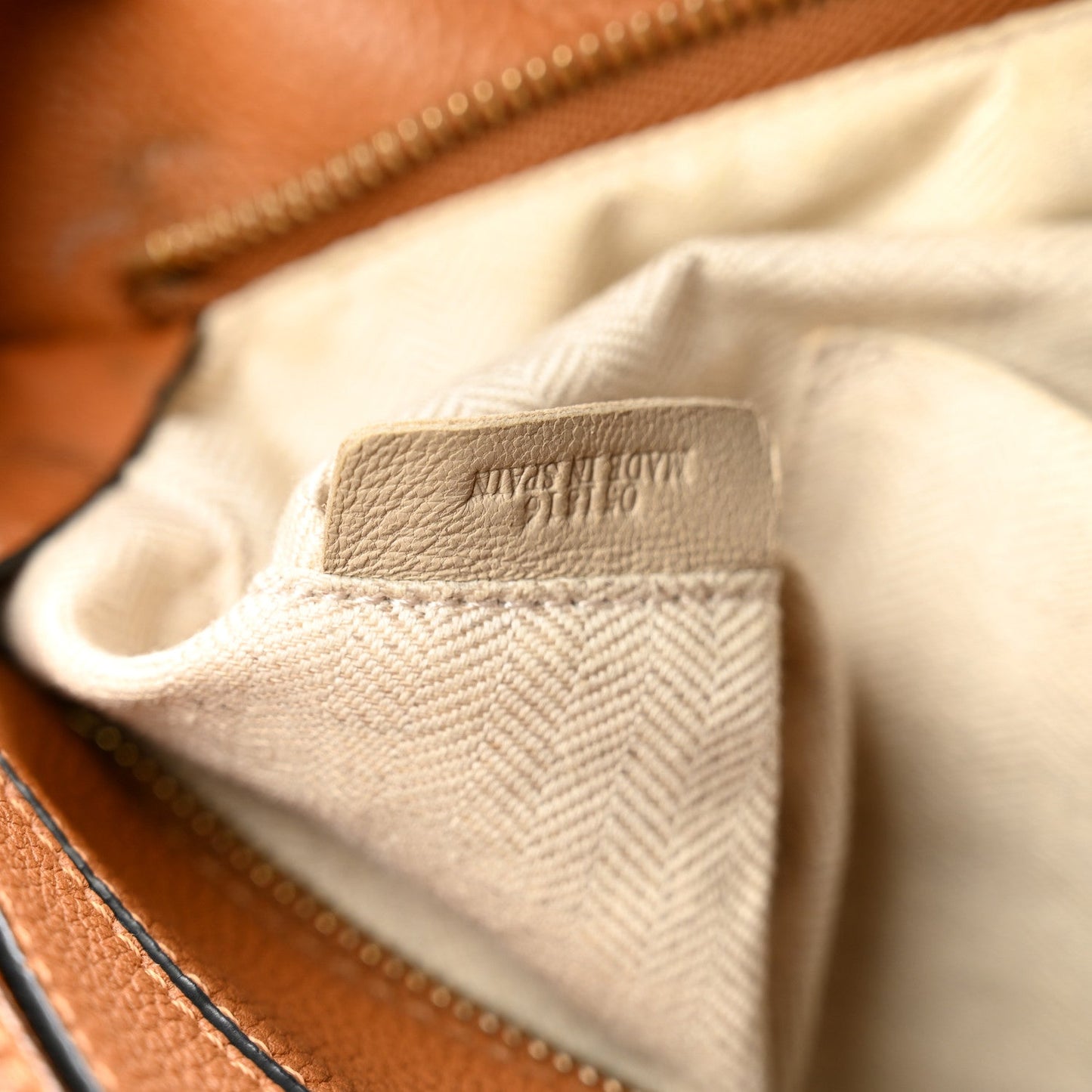 Calfskin Medium Puzzle Bag Tan