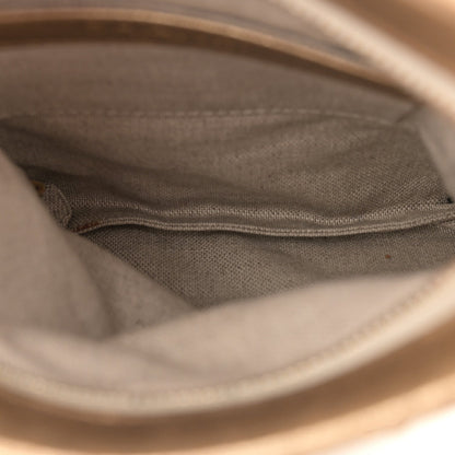 Metallic Calfskin Medallion Shoulder Bag Gold