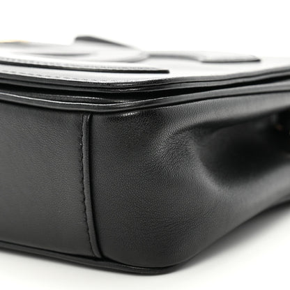 Lambskin CC Mania Flap Bag Black