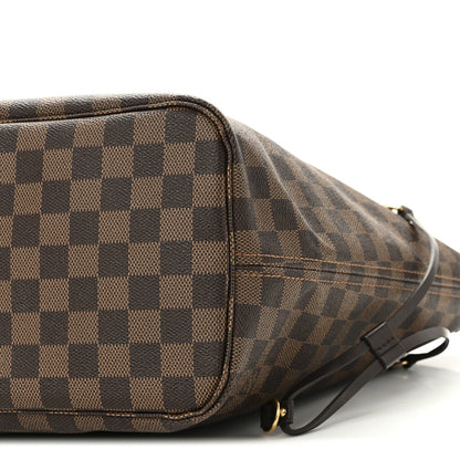 Damier Ebene Neo Neverfull MM Rose Ballerine