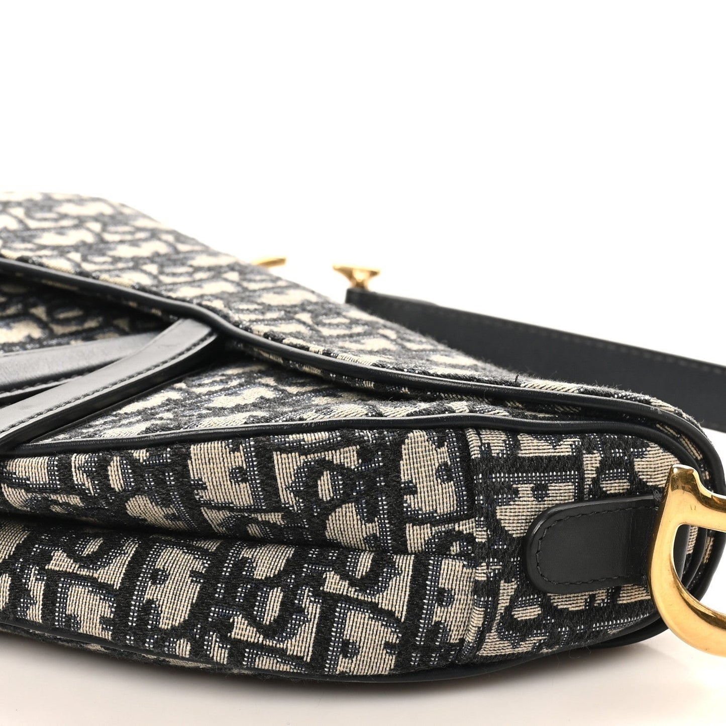 Oblique Saddle Bag Blue