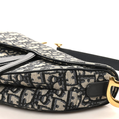Oblique Saddle Bag Blue