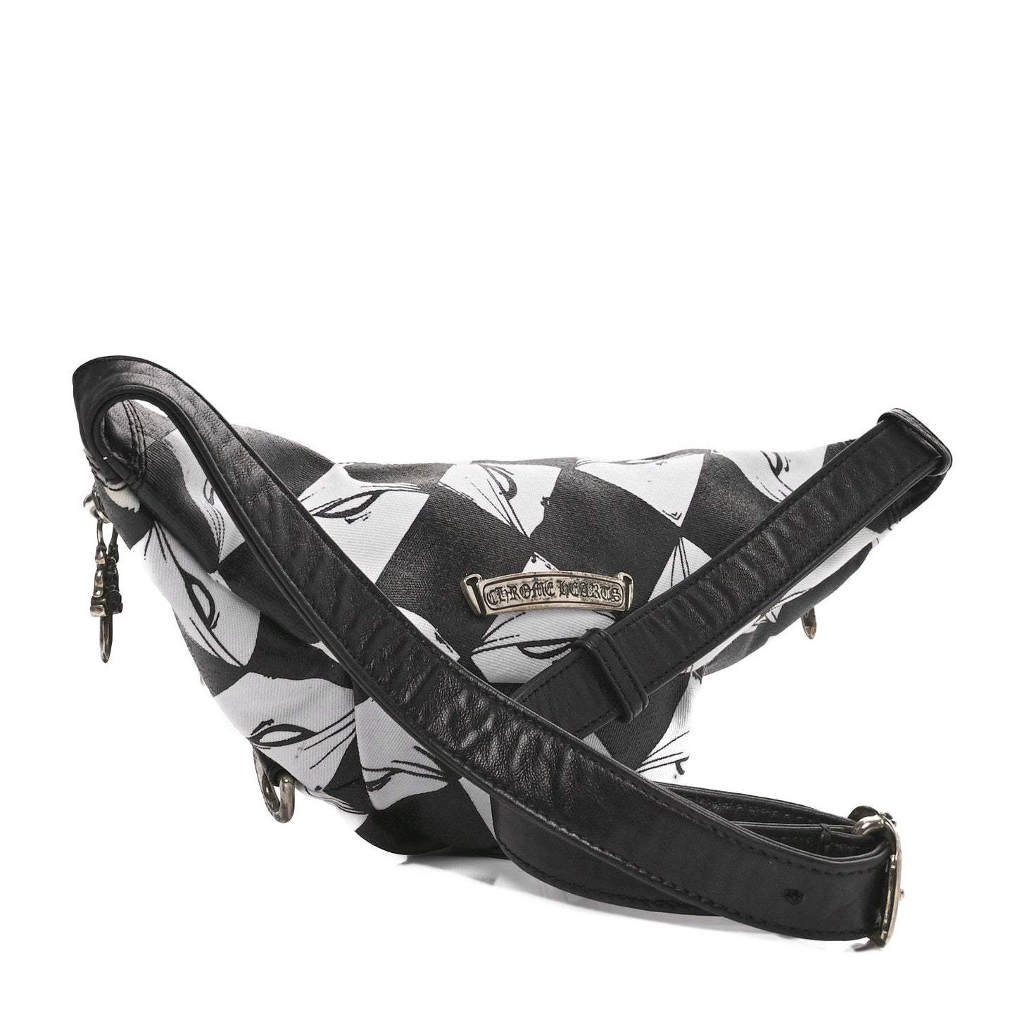 Canvas 99 Eyes Snat Pack Gunslinger Waist Bag Black White