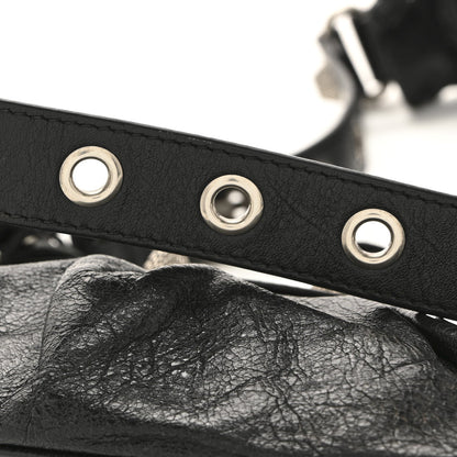 Agneau Arena Le Cagole Shoulder Bag XS Black