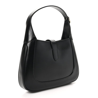 Boarded Dyana Lux Calfskin Small Jackie 1961 Hobo Black