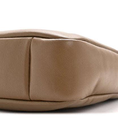 Padded Lambskin Le 5 A 7 Hobo Dark Peanut