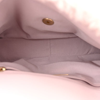 Shearling Sheepskin Medium Chanel 19 Flap Light Pink