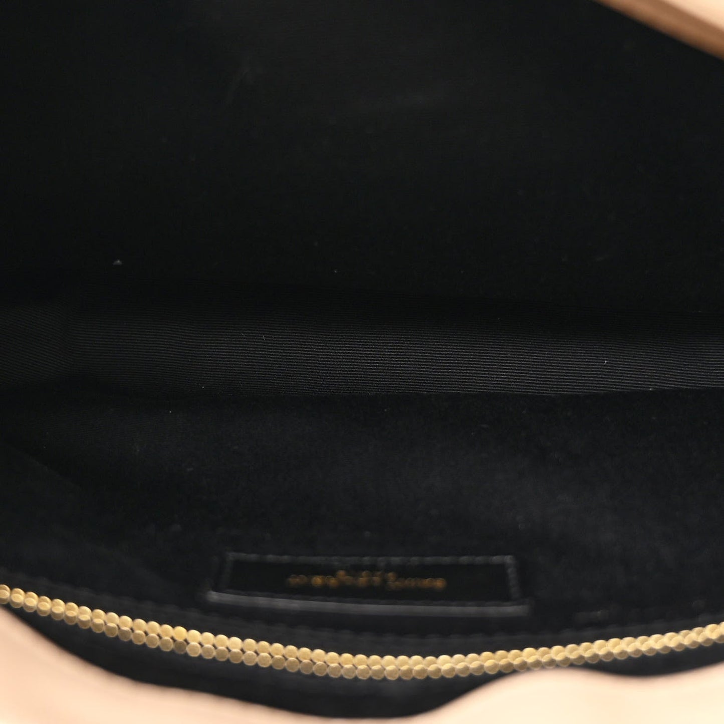 Calfskin Y Quilted Monogram Medium Loulou Chain Satchel Dark Beige