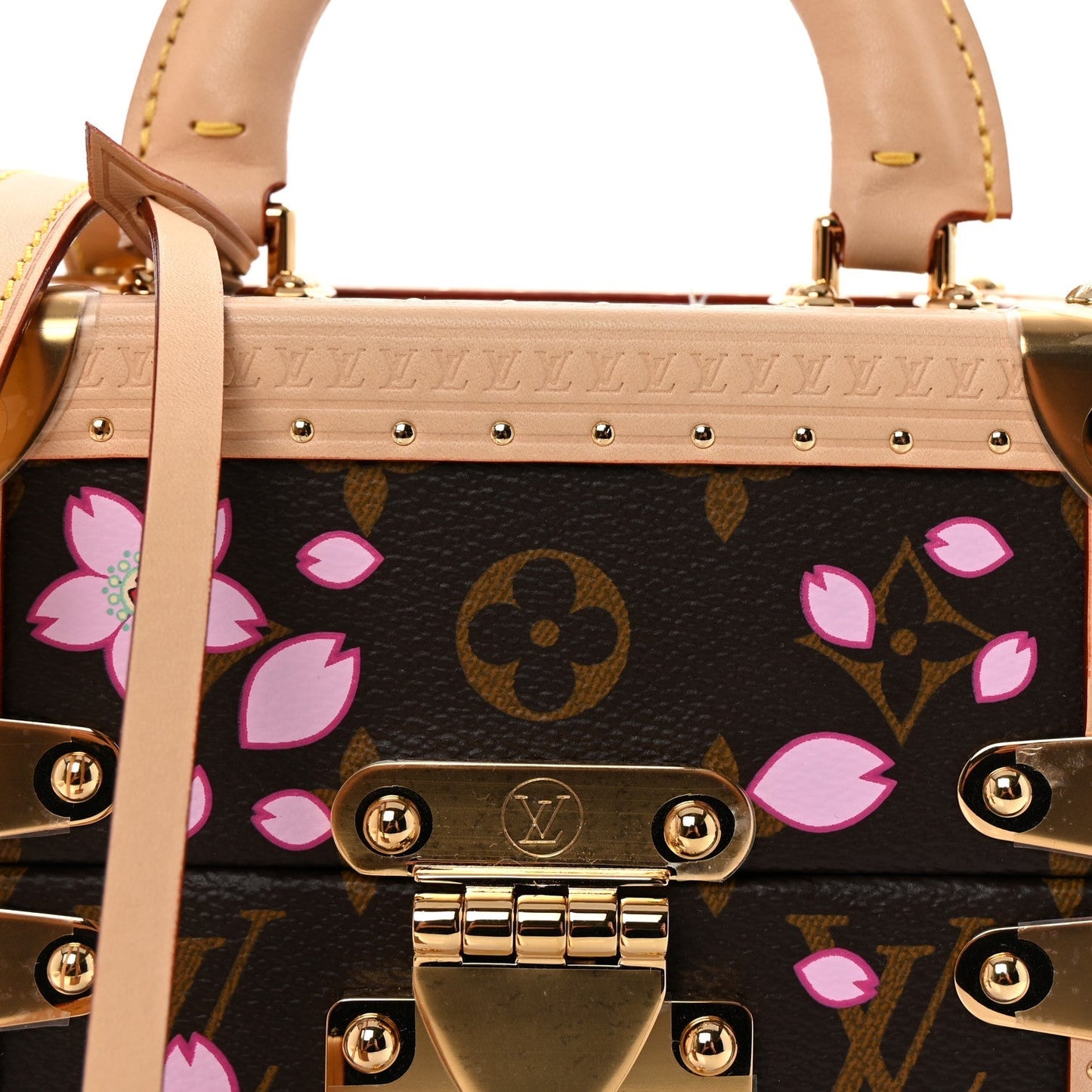 LV X TM Monogram Cherry Blossom Camera Box Sakura Brown