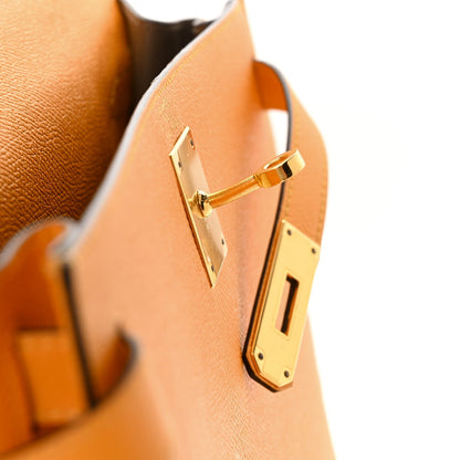 Epsom Horseshoe Kelly Sellier 28 Jaune D'or Etain