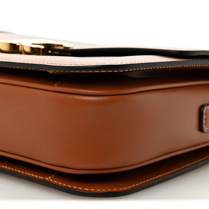 Triomphe Canvas Calfskin Medium Triomphe Bag Tan
