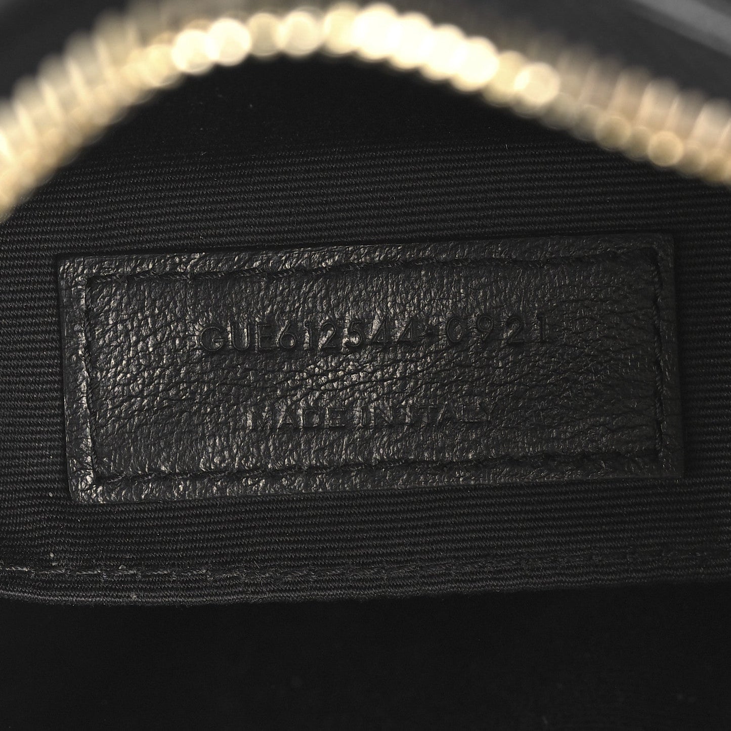 Calfskin Matelasse Monogram Lou Camera Bag Black