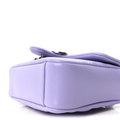 Lambskin Matelasse Small GG Marmont Shoulder Bag Lapis