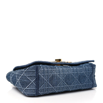Denim Cannage Small Caro Bag Blue