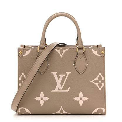 Empreinte Monogram Giant Onthego PM Tourterelle Creme