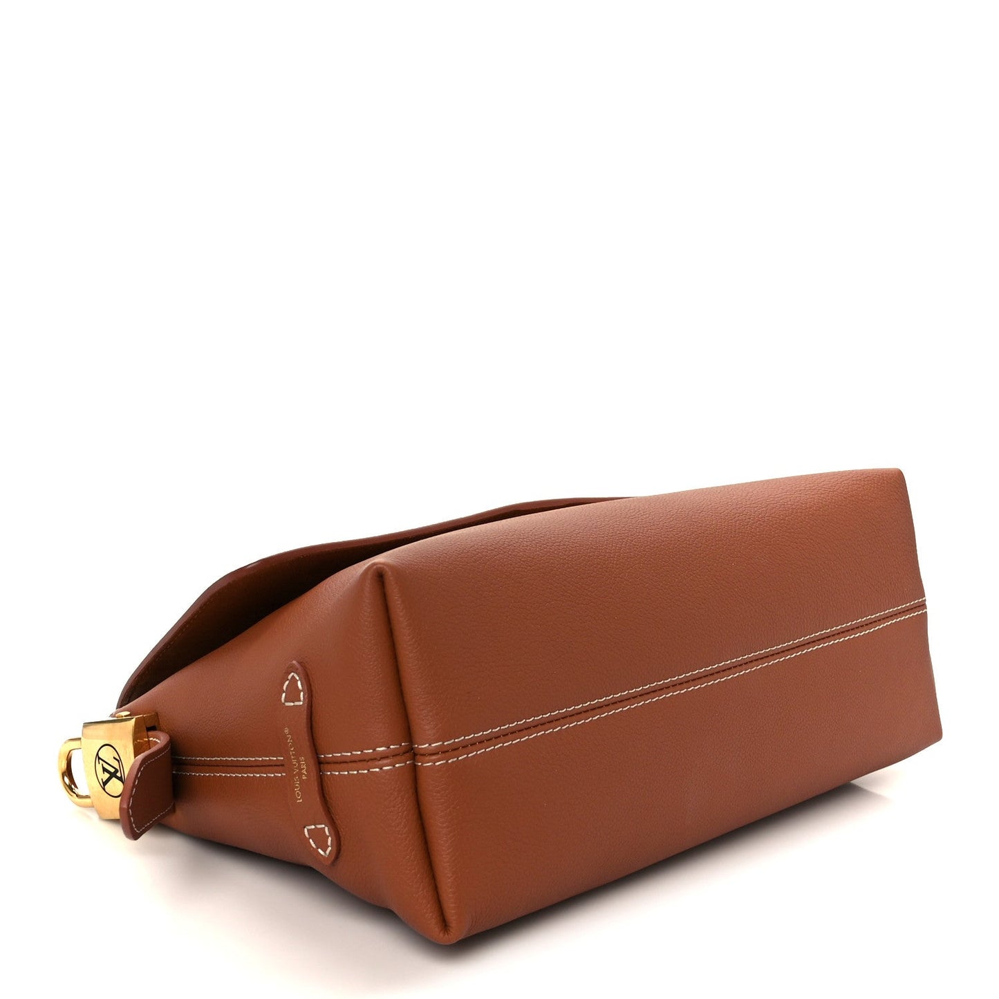 Grained Calfskin Low Key Messenger Cognac