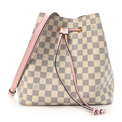 Damier Azur Neonoe MM Eau De Rose