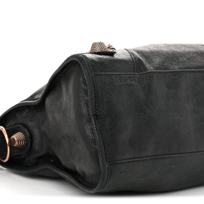Agneau Giant 21 Rose Gold Hardware City Black