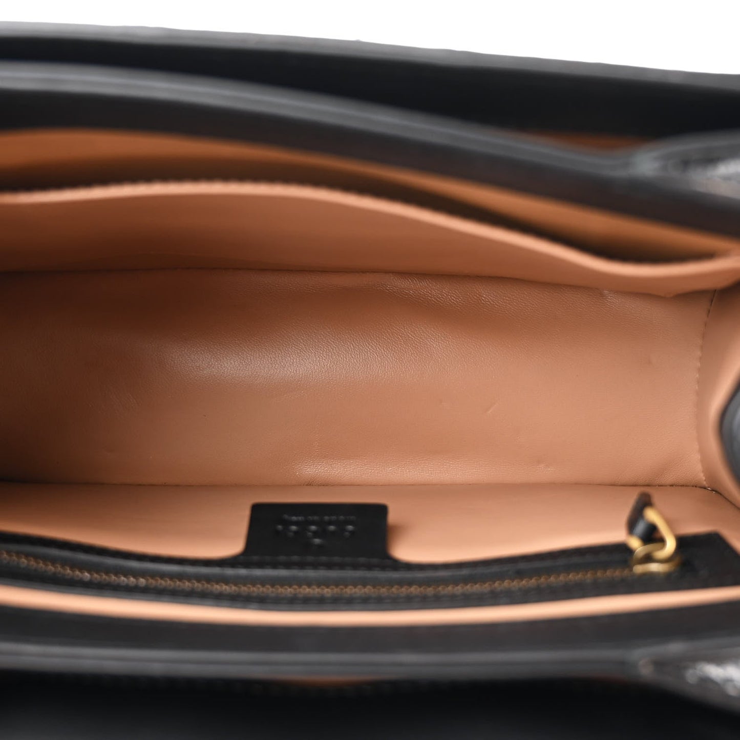 Snakeskin Sylvie Web Small Queen Margaret Top Handle Bag Black