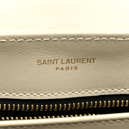 Calfskin Y Quilted Monogram Toy Loulou Crossbody Bag Crema Soft