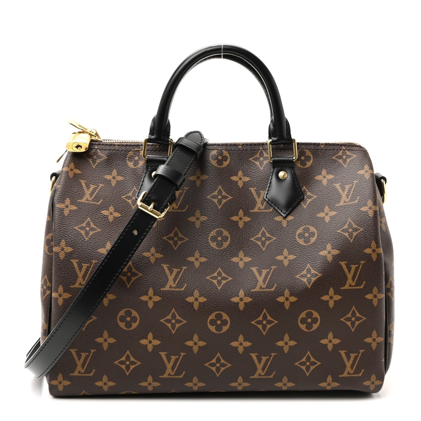 Monogram My World Tour Speedy Bandouliere 30 Black
