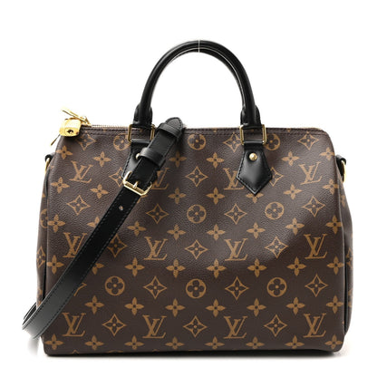 Monogram My World Tour Speedy Bandouliere 30 Black