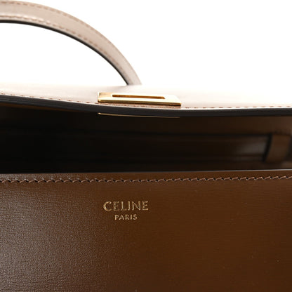 Smooth Calfskin Medium Classic Box Flap Bag Camel
